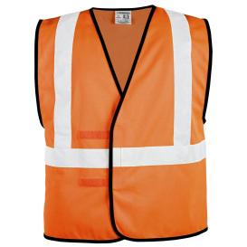 Kishigo 1546 Solid Adjustable Safety Vest - Orange