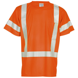Kishigo 9119 Economy Series Type R Class 3 Short Sleeve T-Shirt - Orange