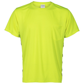 Kishigo 9200 Black Series Hi Viz Short Sleeve T-Shirt - Yellow/Lime