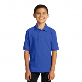Port & Company KP55Y Youth 5.5-Ounce Jersey Knit Polo