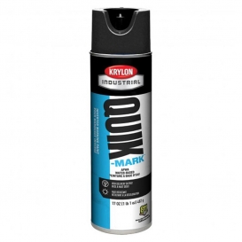 Krylon A03923004 Quik-Mark Water Based Inverted Marking Paint - APWA Black - 20 oz Can (Net Weight 17 oz)