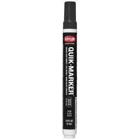 Krylon K00710008 Quik-Marker Paint Markers - Black - 1/3 oz