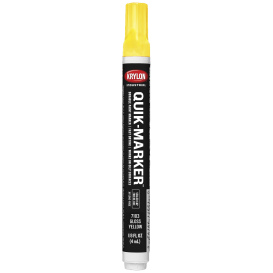 Krylon K00710308 Quik-Marker Paint Markers - Yellow - 1/3 oz