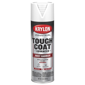 Krylon K00909008 Tough Coat Advanced with Rust Barrier Technology - Flat White