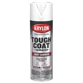 Krylon K00919008 Tough Coat Advanced with Rust Barrier Technology - Semi-Gloss White