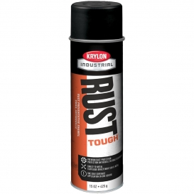 Krylon K00789007 Rust Tough Rust Preventative Enamel - Flat Black