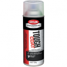 Krylon A01000007 Tough Coat Acrylic Enamel - Clear Gloss Topcoat