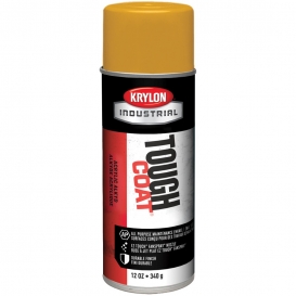 Krylon A01009007 Tough Coat Acrylic Enamel - Federal Highway Yellow