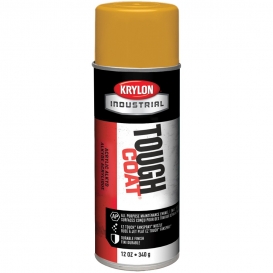 Krylon A01319007 Tough Coat Acrylic Enamel - New Caterpillar Yellow