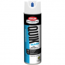Krylon A03901004 Quik-Mark Water Based Inverted Marking Paint - APWA Brilliant White - 20 oz Can (Net Weight 17 oz)