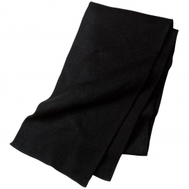 Port & Company KS01 Knitted Scarf - Black