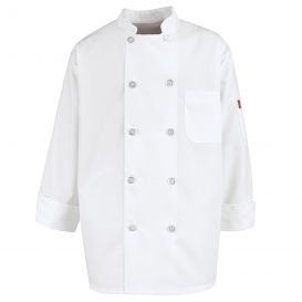 Chef Designs KV30WH Vented Back Chef Coat - White