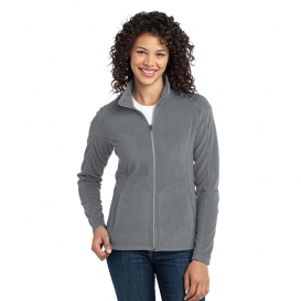 Port Authority L223 Ladies Microfleece Jacket - Pearl Grey