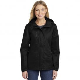 Port Authority L331 Ladies All-Conditions Jacket - Black