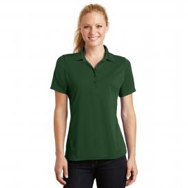 Sport-Tek L475 Ladies Dry Zone Raglan Accent Polo Shirt - Forest Green