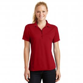 Sport-Tek L475 Ladies Dry Zone Raglan Accent Polo Shirt - True Red