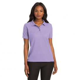 Port Authority L500 Ladies Silk Touch Polo - Bright Lavender