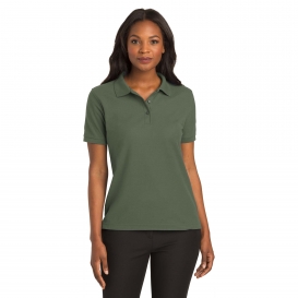 Port Authority L500 Ladies Silk Touch Polo - Clover Green