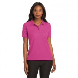 Port Authority L500 Ladies Silk Touch Polo - Tropical Pink