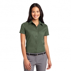 Port Authority L508 Ladies Short Sleeve Easy Care Shirt - Clover Green