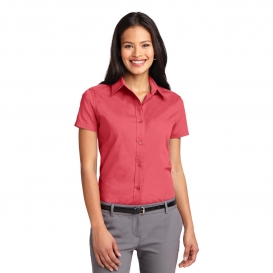 Port Authority L508 Ladies Short Sleeve Easy Care Shirt - Hibiscus