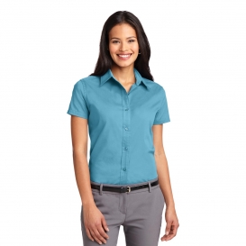 Port Authority L508 Ladies Short Sleeve Easy Care Shirt - Maui Blue
