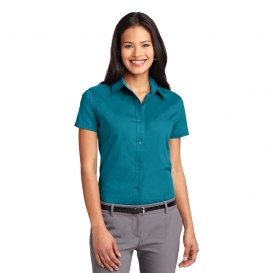 Port Authority L508 Ladies Short Sleeve Easy Care Shirt - Teal Green
