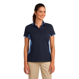 navy blue polo shirt womens