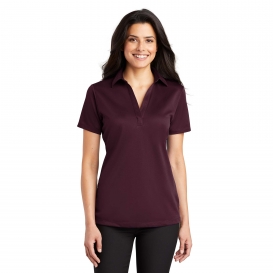 Port Authority L540 Ladies Silk Touch Performance Polo - Maroon