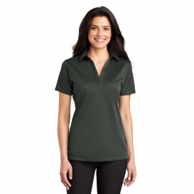 Port Authority L540 Ladies Silk Touch Performance Polo - Steel
