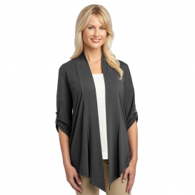 Port Authority L543 Ladies Concept Shrug - Grey Smoke