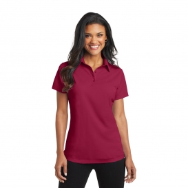 Port Authority L571 Ladies Dimension Polo - Red Rush