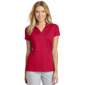 Port Authority L573 Ladies Rapid Dry Mesh Polo - Engine Red