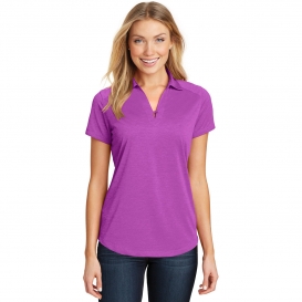 Port Authority L574 Ladies Digi Heather Performance Polo