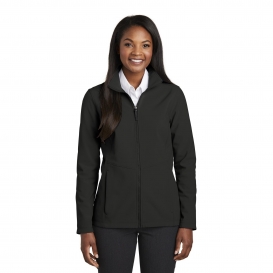 Port Authority L901 Ladies Collective Soft Shell Jacket - Deep Black