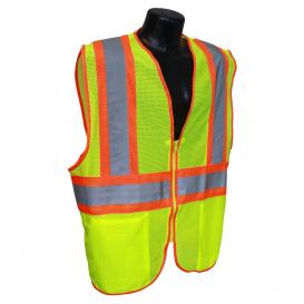 Radians LHV-5ANSI-CT Type R Class 2 Mesh Two-Tone Safety Vest - Yellow/Lime