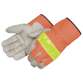 Liberty Safety 0225 Premium Grain Pigskin Leather Palm Gloves - 2.5\