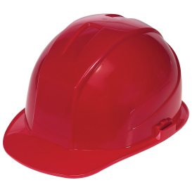 Liberty Safety 1404 DuraShell Cap Style Hard Hats - Pinlock Suspension - Red