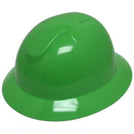 Liberty Safety 1416 DuraShell Full Brim Hard Hats - Ratchet Suspension - Green