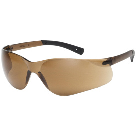 Liberty Safety 1715 iNOX FUSE II Rimless Safety Glasses - Brown Frame - Brown Lens