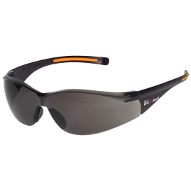 Liberty Safety 1715 iNOX FUSE III Semi-Frame Safety Glasses - Black Frame - Smoke/Gray Lens