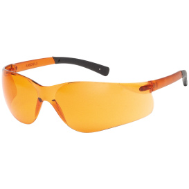 Liberty Safety 1715 iNOX FUSE II Rimless Safety Glasses - Orange Frame - Orange Lens