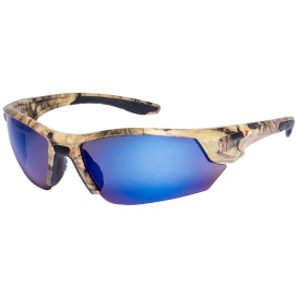 Liberty Safety 1718 iNOX CAMOTEK Semi-Frame Safety Glasses - Camo Frame - Blue Mirror Lens