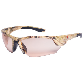 Liberty Safety 1718 iNOX CAMOTEK Semi-Frame Safety Glasses - Camo Frame - Light Blue Anti-Fog Lens