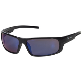 Liberty Safety 1724 iNOX ENFORCER Full Frame Safety Glasses - Black Frame - Blue Mirror Lens