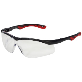 Liberty Safety 1755 iNOX FLINT Semi-Frame Safety Glasses - Black Frame - Clear Lens