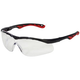 Liberty Safety 1755 iNOX FLINT Semi-Frame Safety Glasses - Black Frame - Clear Anti-Fog Lens