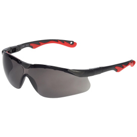 Liberty Safety 1755 iNOX FLINT Semi-Frame Safety Glasses - Black Frame - Smoke/Gray Lens