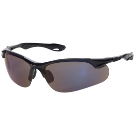 Liberty Safety 1766 iNOX BREA Semi-Frame Safety Glasses - Black Frame - Blue Mirror Lens