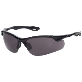 Liberty Safety 1766 iNOX BREA Semi-Frame Safety Glasses - Black Frame - Smoke/Gray Anti-Fog Lens